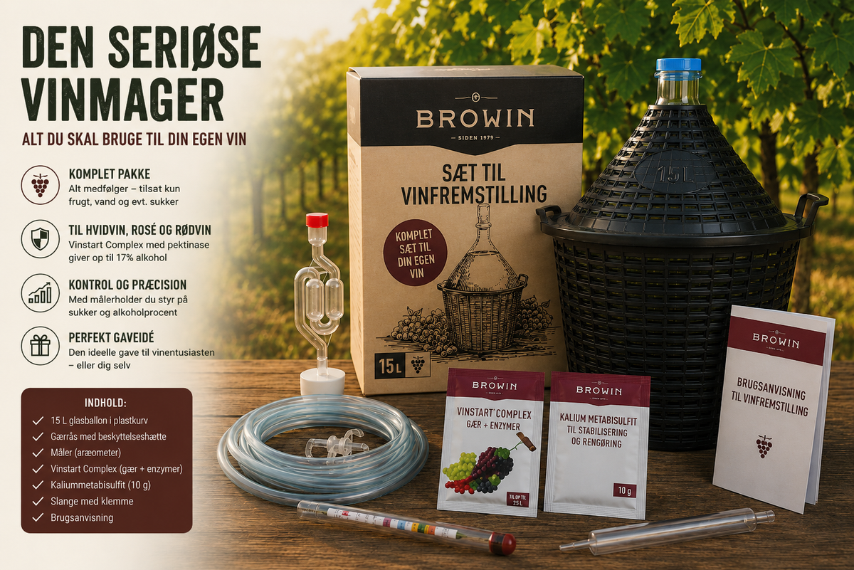 DEN SERIØSE VINMAGER PAKKE (20 vinstokke)