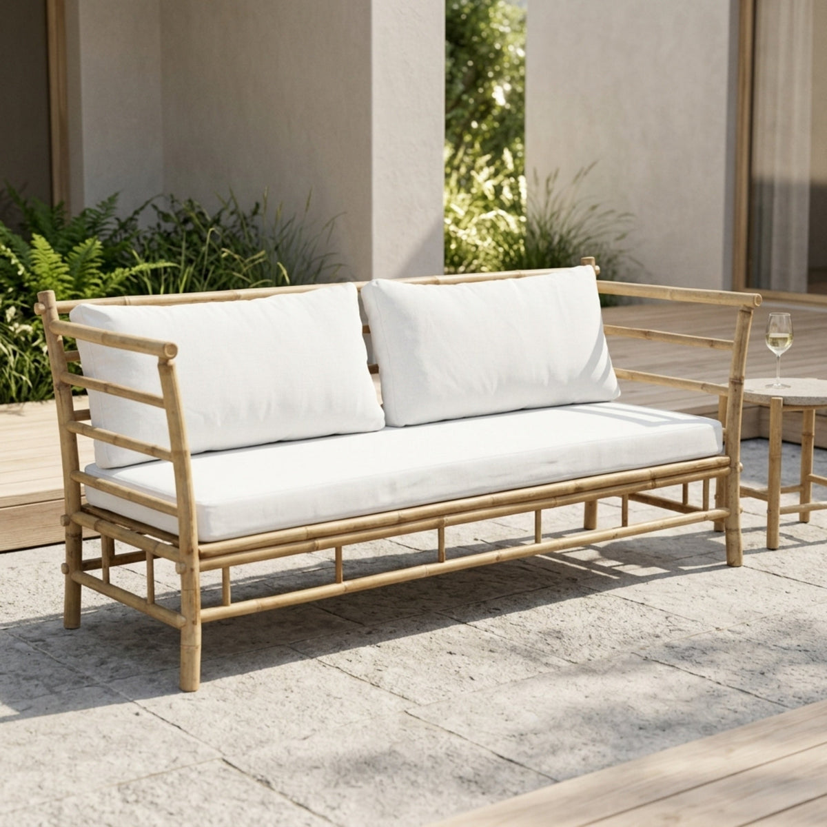 Mijas Bambus Sofa - 3 personer - NORTHBYNORTH