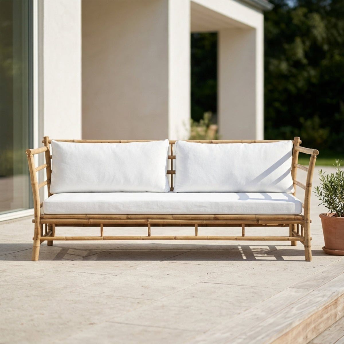 Mijas Bambus Sofa - 3 personer - NORTHBYNORTH
