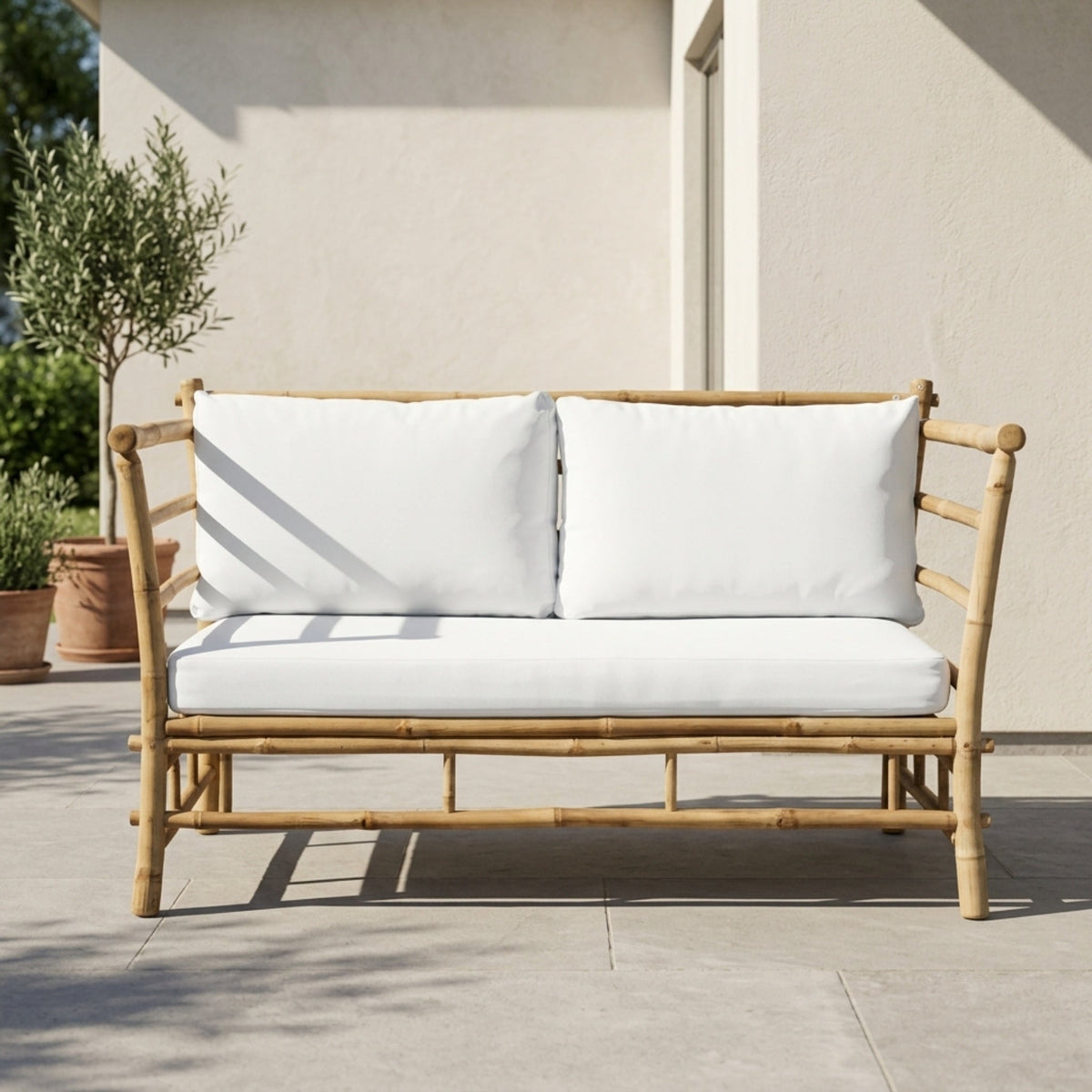 Mijas Bambus Sofa - 2 personer - NORTHBYNORTH