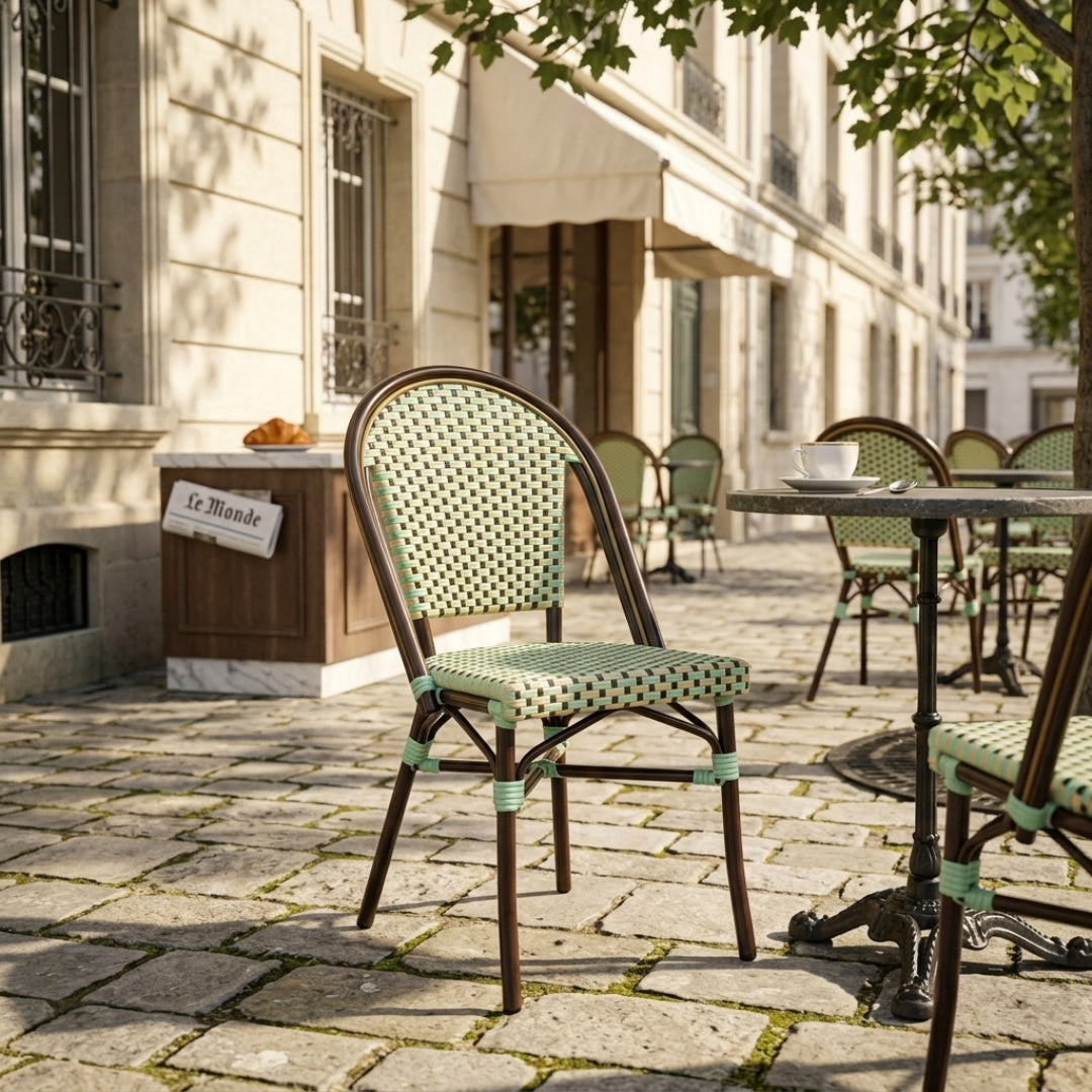 Ellis Caféstol Flet u. armlæn